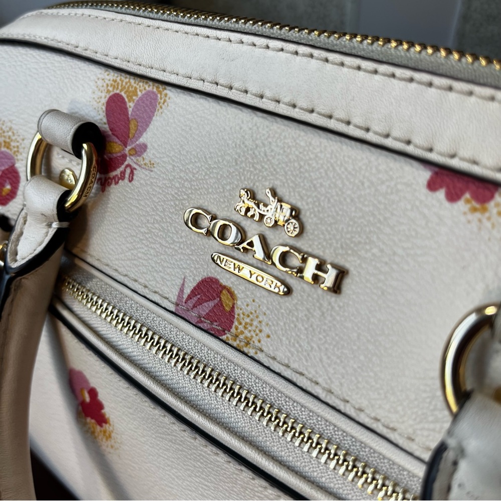 Coach Rowan Pop Floral Satchel Bag - Preloved - Picture 2 of 16